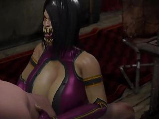 Mileena Gets Her Tits Fucked and Covered in Cum